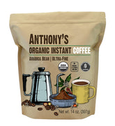 Anthony's jar front label showing organic credentials and 14 oz size, clear product identity and trust