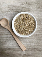 Anthony's sesame seeds as a topping on artisanal bread adding crunch and visual contrast