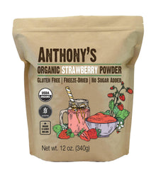 Anthony's front packaging showing 12 oz jar and organic label, convenient pantry staple