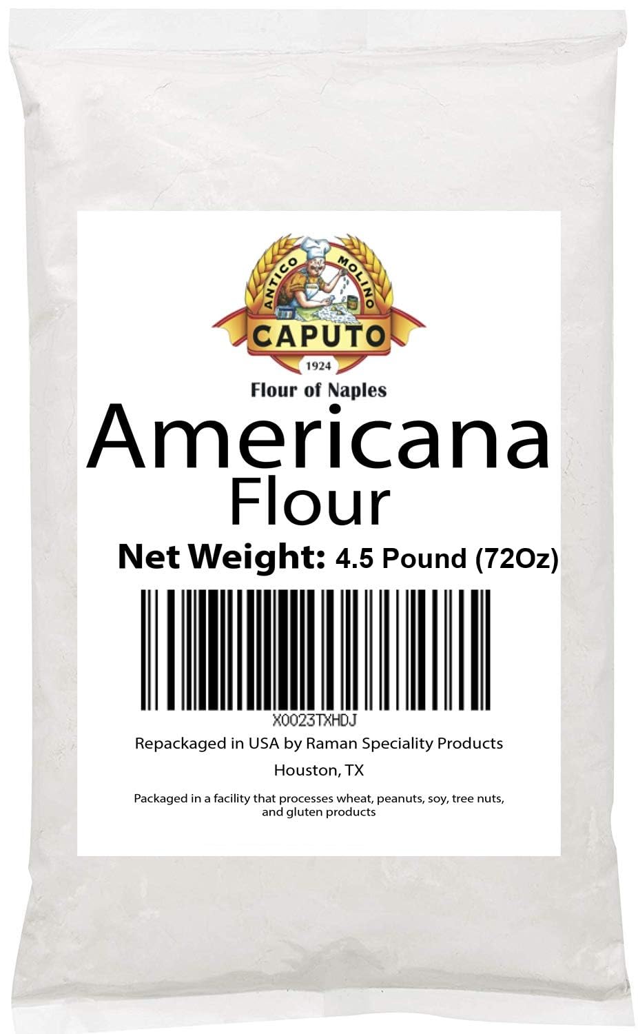Antimo Caputo Americana front package showing bag and clear branding for home pizza success