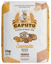 Antimo Caputo front packaging shows 11 lb bag and authentic Italian branding benefit ease of storage