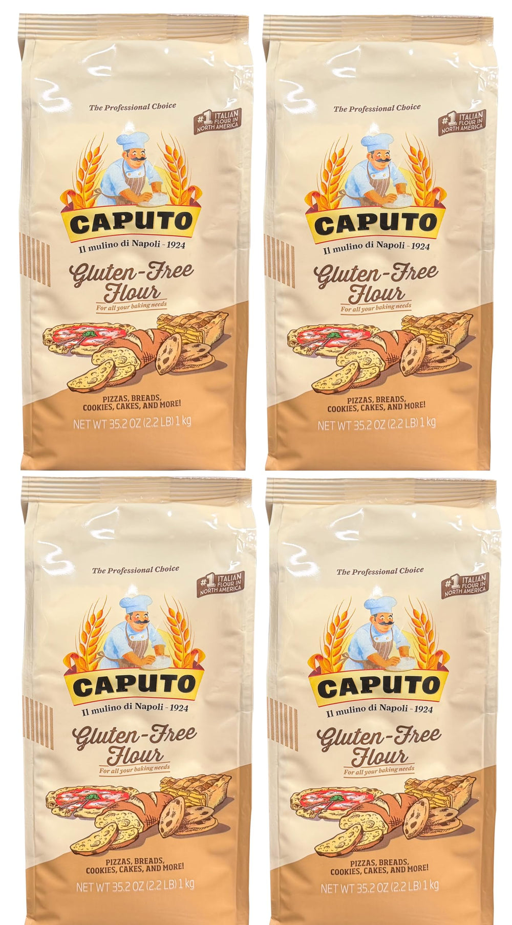 Antimo Caputo front packaging showing clear product branding and convenience