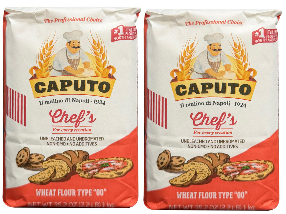 Antimo Caputo front packaging showing two 2.2 lb bags and brand clarity for authentic baking