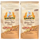 Antimo Caputo front packaging showing two 2.2 lb gluten free bags and clear labeling, professional quality