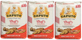 Antimo Caputo front packaging showing three 2.2 lb bags and clear branding for authentic supply
