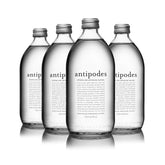 ANTIPODES front glass bottle showing premium design and clarity
