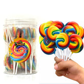 APEYX front packaging showing 24-count pack and bright rainbow appeal