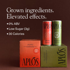 Aplós close-up of Chili Margarita can with habanero pepper accent showing spicy citrus flavor