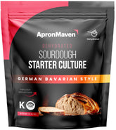 Apron Maven front packaging showing starter sachet and brand for easy identification