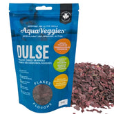 Aqua Veggies front packaging showing 4 oz organic dulse flakes and benefits
