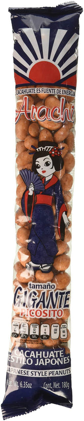 Arachi front packaging showing 3-lb bag and brand, ideal for bulk events