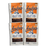 Archer Jerky front packaging showing resealable 2.5 oz pouch benefit of freshness