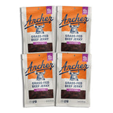 archer jerky front packaging showing teriyaki 4-pack and portability benefit