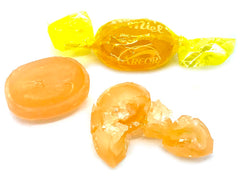 Arcor close-up of candy surface and glossy finish, highlighting texture