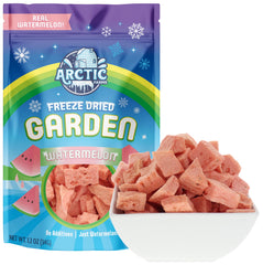 Arctic Farms front packaging showing natural watermelon snack benefit portability