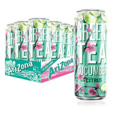 AriZona big can front view showing vibrant cucumber citrus design and easy grab size for refreshment