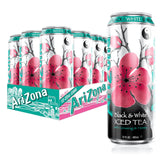 AriZona Black and White Tea front view showcasing can design and size benefit