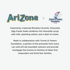 AriZona poured into glass with ice illustrating refreshing dessert-style pairing