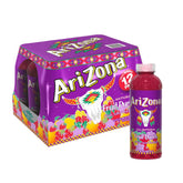 AriZona Fruit Punch front packaging showing 16 oz bottle and label benefits