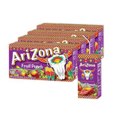 AriZona front packaging showing 6.75 fl oz juice box and 32-pack convenience