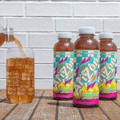 AriZona lemon tea in fridge stocked for convenience and grab-and-go use