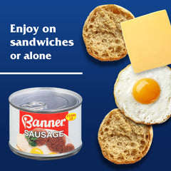 Armour Star open can with sausages ready to eat for convenience