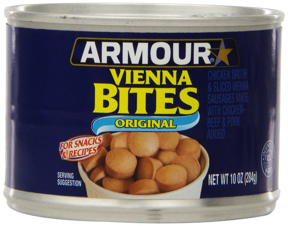 Armour Star front-of-can showing label and can design for easy storage