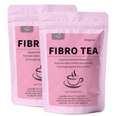 Aromlife fibrotea front tin showing label and organic branding, promotes easy daily use