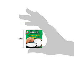 Aroy-D mini open-top pour demonstrating easy single-serve use for beverages