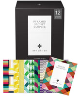 Art of Tea front packaging showing 12-count sampler, perfect for gift giving