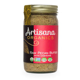Artisana jar front view showing label and clean two-ingredient benefit