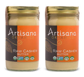 Artisana jar front label showing organic single-ingredient benefit