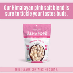 AshaPops hand-held 0.5 oz bag showing portion size convenience