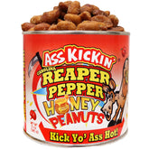 ASS KICKIN' front can image showing bold label and extreme spice benefit