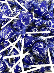Assortit open bulk bag with lollipops spread ready for party use