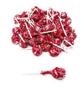 Assortit cherry tootsie pops front packaging showing resealable bag and label benefits