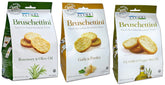 Asturi front packaging showing garlic parsley flavor and classic olive oil benefit