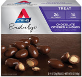 Atkins front packaging showing 20 count box and low carb benefit