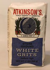Atkinson front packaging showing 2 lb bag and traditional mill branding for authenticity