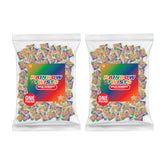 Atkinson's front of bag showing colorful cherry candies and bulk 2 lb size benefit