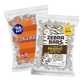 Atkinson's front packaging showing variety bag and portioned pieces for convenience