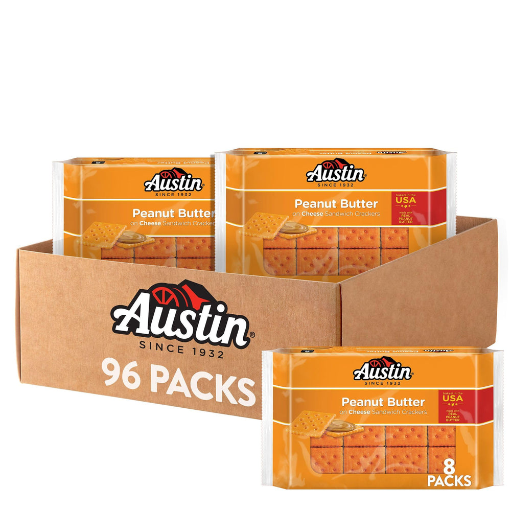 Austin front packaging showing bulk box and brand, easy pantry stocking benefit