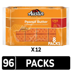 Austin tray of eight sealed single-serve packs, organized for quick grab-and-go