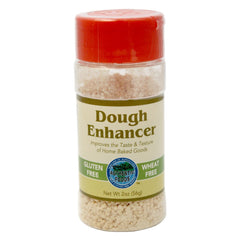 Authentic Foods front packaging of dough enhancer showing label and 2 oz bottle benefits