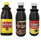 Autocrat sample pack front view showing three bottles and clear labeling, perfect for gifting