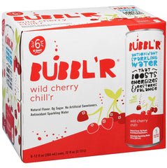 B4Y BUBBL'R can close-up highlighting can texture and crisp carbonation appeal