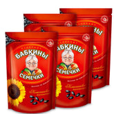 Babkiny front packaging showing resealable 4-pack and net weight benefits