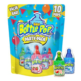 Baby Bottle Pop front packaging showing 10-count assortment and bright flavors