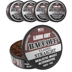 BACC OFF front can view showing bold label and authentic appearance benefit realism