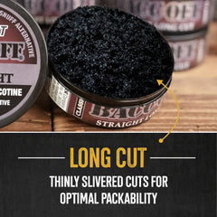 BACC OFF pinched portion in hand demonstrating easy packing and consistent pinch